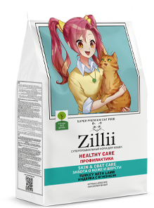 Корм ZILLII ZILLII HEALTHY CARE SKIN & COAT CARE — СИЯЮЩАЯ ШЕРСТЬ И ЗДОРОВАЯ КОЖА КАЖДЫЙ ДЕНЬ!