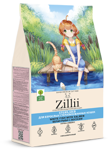 Для взрослых кошек, страдающих лишним весом и стерилизованных